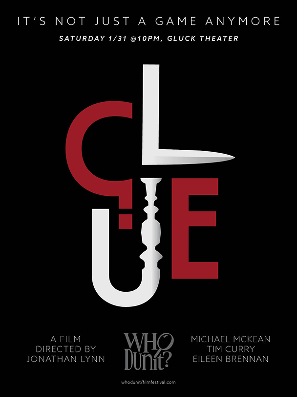 film festival poster design for Clue